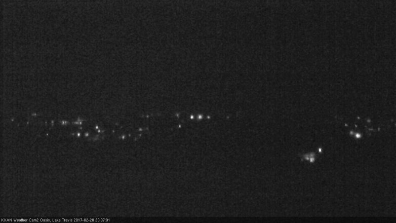 Lake Travis webcam, February 28, 2017 7:30 PM CT