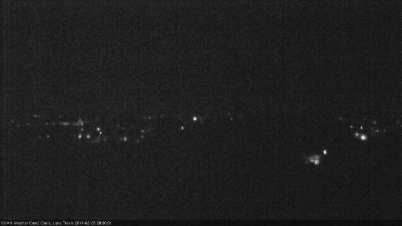 Lake Travis webcam, February 28, 2017 7:50 PM CT