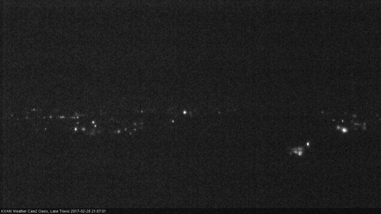 Lake Travis webcam, February 28, 2017 8:15 PM CT