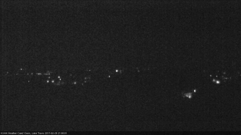 Lake Travis webcam, February 28, 2017 8:25 PM CT