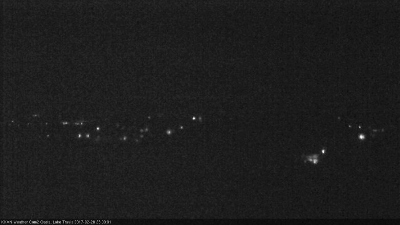 Lake Travis webcam, February 28, 2017 10:15 PM CT