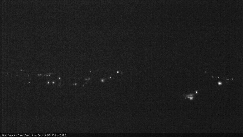 Lake Travis webcam, February 28, 2017 10:20 PM CT