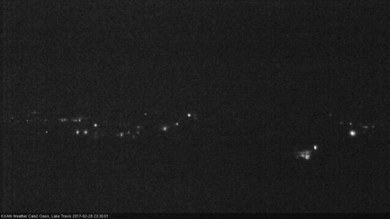 Lake Travis webcam, February 28, 2017 10:50 PM CT