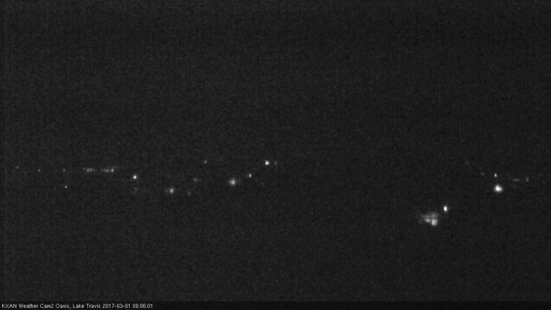 Lake Travis webcam, February 28, 2017 11:10 PM CT
