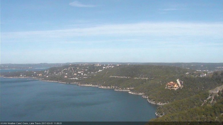 Lake Travis webcam, March 1, 2017 10:10 AM CT