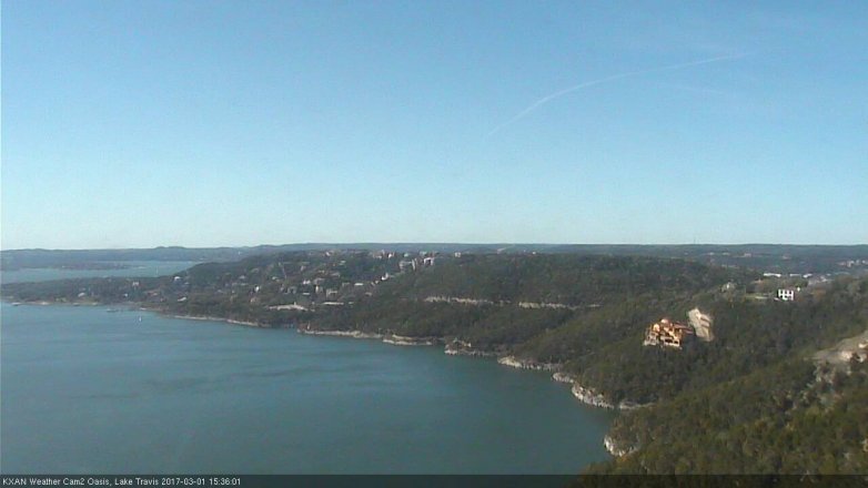 Lake Travis webcam, March 1, 2017 2:55 PM CT