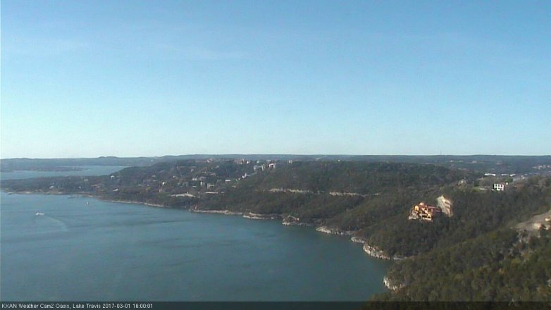 Lake Travis webcam, March 1, 2017 3:15 PM CT