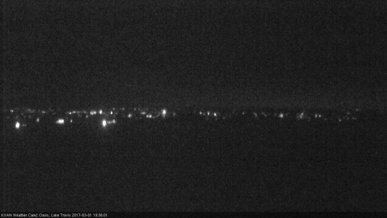Lake Travis webcam, March 1, 2017 6:45 PM CT