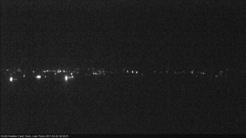 Lake Travis webcam, March 1, 2017 12:00 AM CT