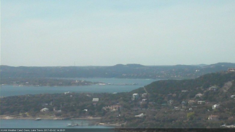 Lake Travis webcam, March 2, 2017 2:05 PM CT