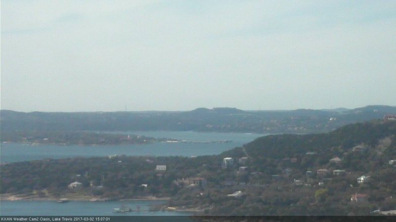 Lake Travis webcam, March 2, 2017 2:30 PM CT