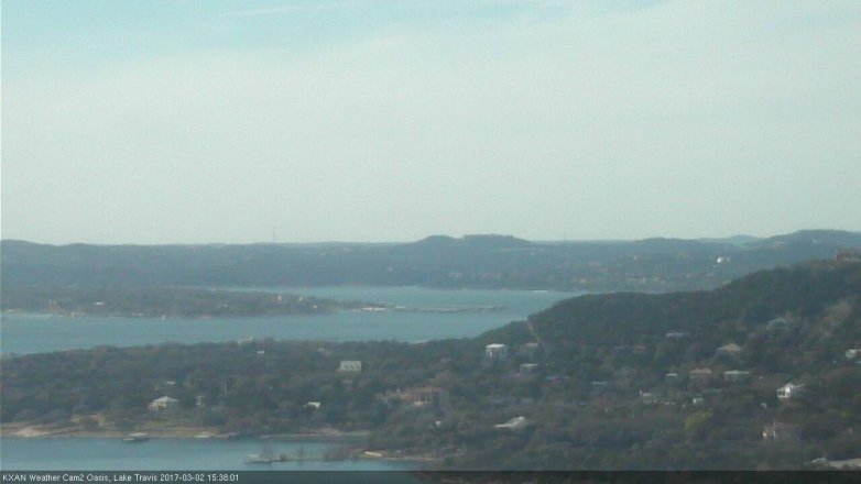 Lake Travis webcam, March 2, 2017 2:40 PM CT