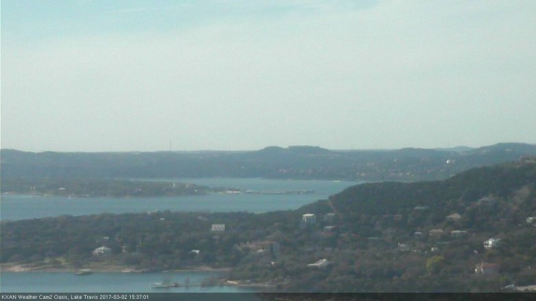 Lake Travis webcam, March 2, 2017 2:55 PM CT