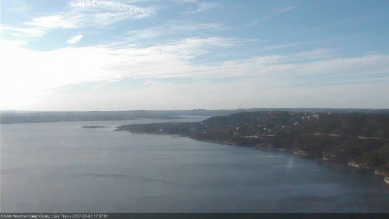 Lake Travis webcam, March 2, 2017 4:35 PM CT