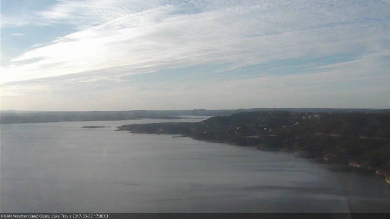 Lake Travis webcam, March 2, 2017 4:55 PM CT