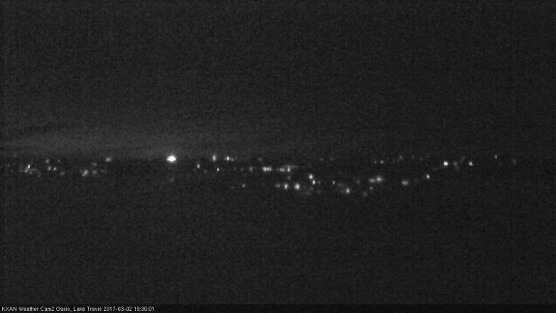 Lake Travis webcam, March 2, 2017 6:45 PM CT
