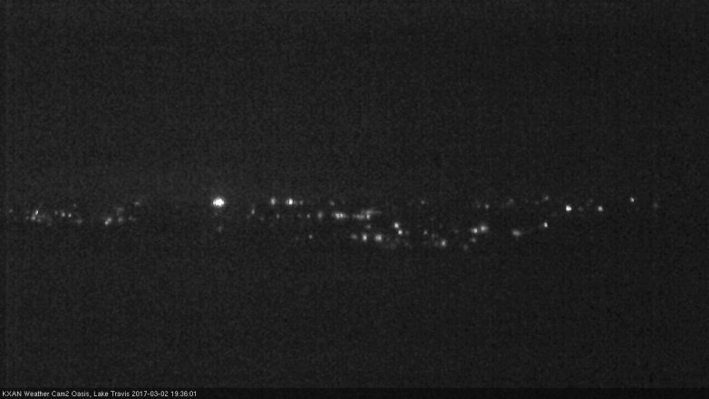 Lake Travis webcam, March 2, 2017 6:55 PM CT