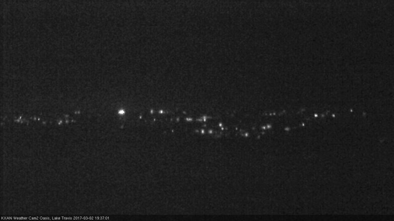 Lake Travis webcam, March 2, 2017 7:00 PM CT