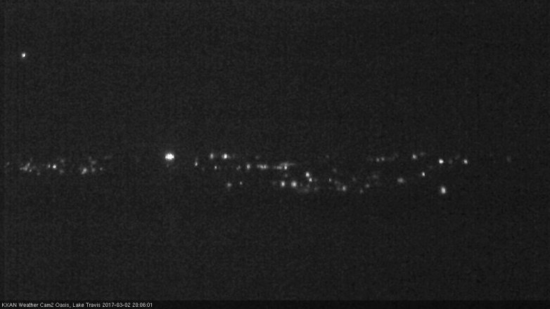 Lake Travis webcam, March 2, 2017 7:10 PM CT