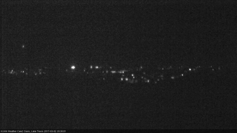 Lake Travis webcam, March 2, 2017 7:50 PM CT