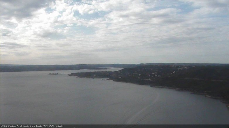 Lake Travis webcam, March 3, 2017 3:05 PM CT