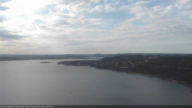 Lake Travis webcam, March 3, 2017 3:20 PM CT