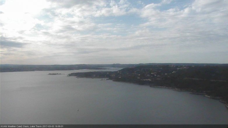Lake Travis webcam, March 3, 2017 3:30 PM CT