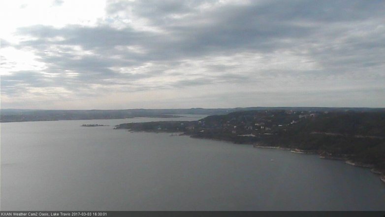 Lake Travis webcam, March 3, 2017 4:00 PM CT