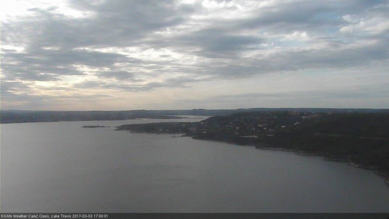 Lake Travis webcam, March 3, 2017 4:15 PM CT