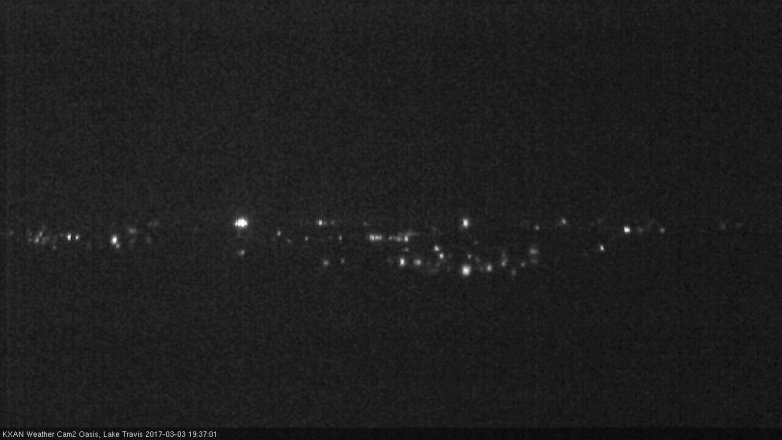 Lake Travis webcam, March 3, 2017 7:05 PM CT