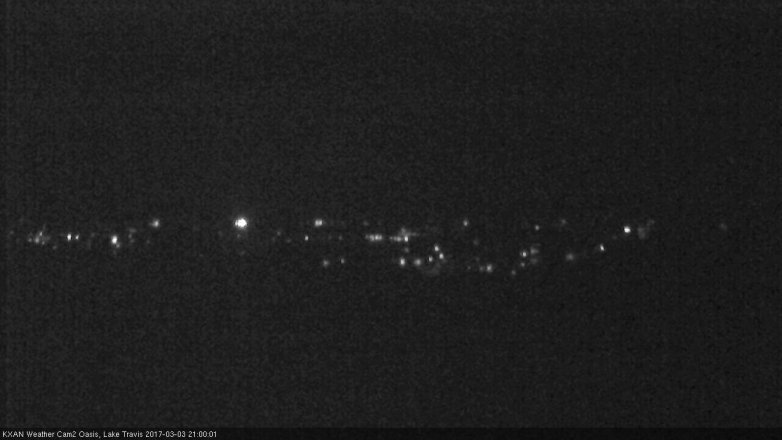 Lake Travis webcam, March 3, 2017 8:10 PM CT