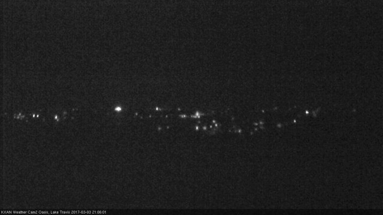 Lake Travis webcam, March 3, 2017 8:35 PM CT