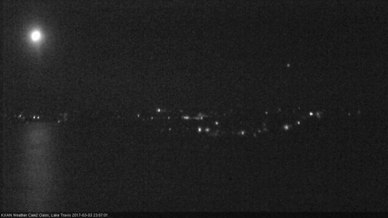 Lake Travis webcam, March 3, 2017 10:35 PM CT