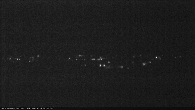 Lake Travis webcam, March 3, 2017 10:40 PM CT