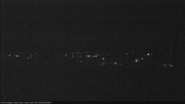 Lake Travis webcam, March 3, 2017 11:50 PM CT