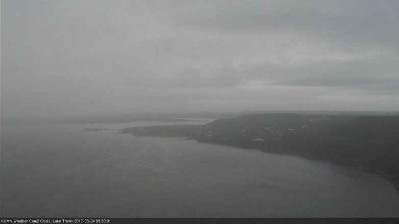 Lake Travis webcam, March 4, 2017 9:00 AM CT