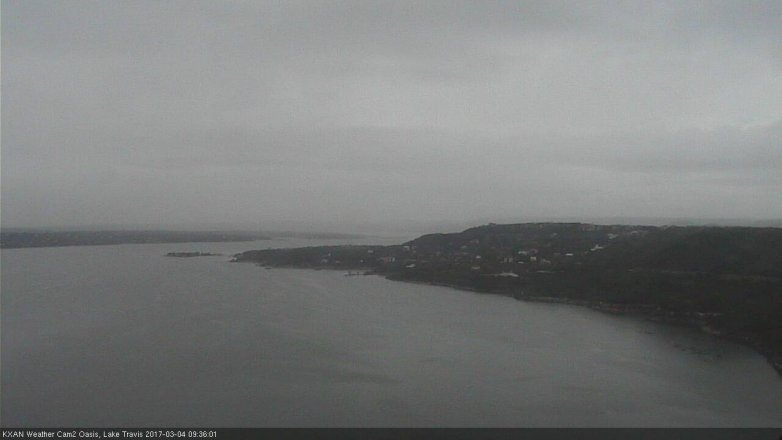 Lake Travis webcam, March 4, 2017 9:05 AM CT