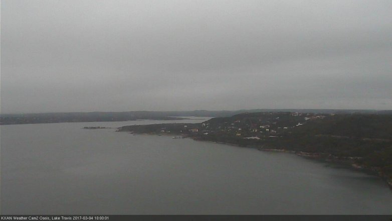 Lake Travis webcam, March 4, 2017 9:15 AM CT