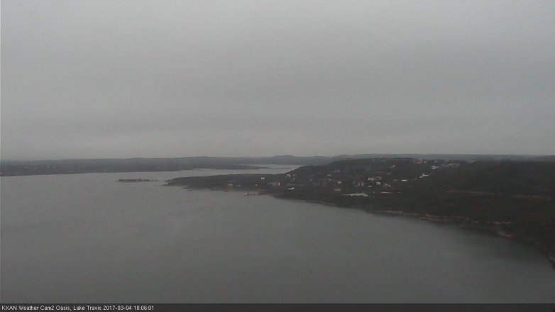 Lake Travis webcam, March 4, 2017 9:35 AM CT