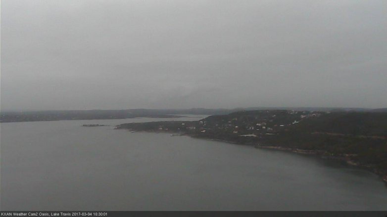 Lake Travis webcam, March 4, 2017 9:40 AM CT