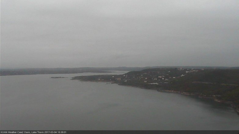 Lake Travis webcam, March 4, 2017 10:10 AM CT