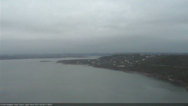 Lake Travis webcam, March 4, 2017 10:15 AM CT