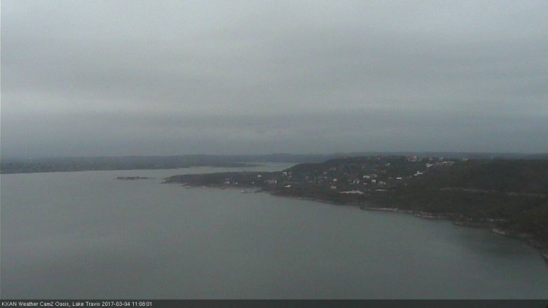 Lake Travis webcam, March 4, 2017 10:25 AM CT