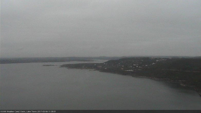 Lake Travis webcam, March 4, 2017 10:45 AM CT