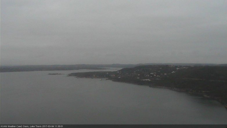Lake Travis webcam, March 4, 2017 10:50 AM CT