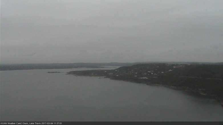 Lake Travis webcam, March 4, 2017 11:00 AM CT