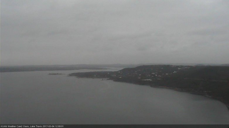 Lake Travis webcam, March 4, 2017 11:20 AM CT