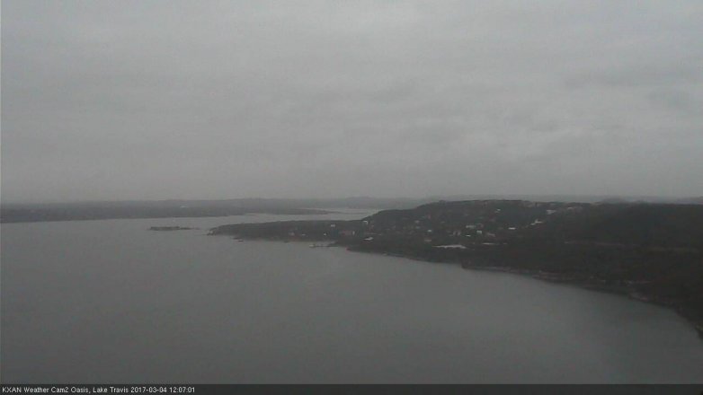 Lake Travis webcam, March 4, 2017 11:25 AM CT