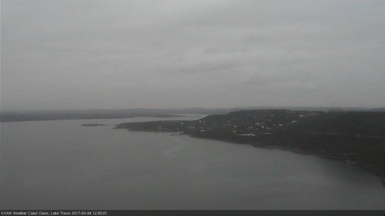 Lake Travis webcam, March 4, 2017 11:30 AM CT