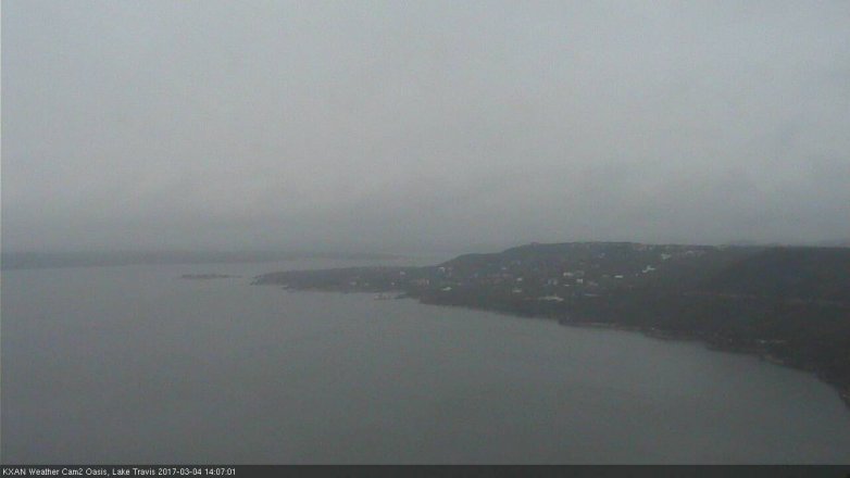 Lake Travis webcam, March 4, 2017 1:20 PM CT